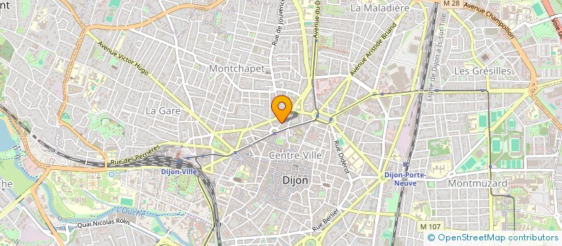 localisation de l'entreprise MONSIEUR CLEMENT ROUSSEAU  DIJON