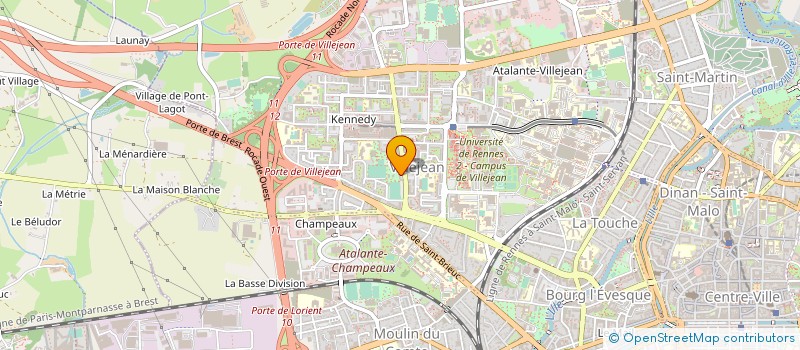 localisation de l'entreprise MONSIEUR CLEMENT ROUSSEAU  RENNES