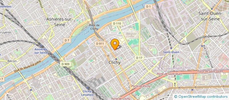 localisation de l'entreprise MONSIEUR CLEMENT ROUSSEL à CLICHY