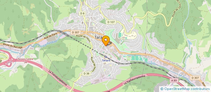 localisation de l'entreprise MONSIEUR CLEMENT ROUX  TARARE