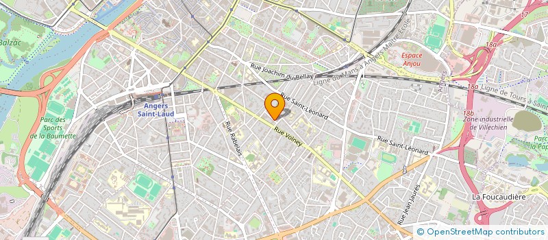 localisation de l'entreprise MONSIEUR CLEMENT ROUX à ANGERS