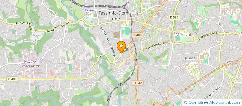 localisation de l'entreprise MONSIEUR CLEMENT ROUX  TASSIN-LA-DEMI-LUNE