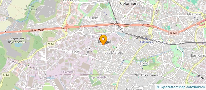 localisation de l'entreprise MONSIEUR CLEMENT RUEDA à COLOMIERS