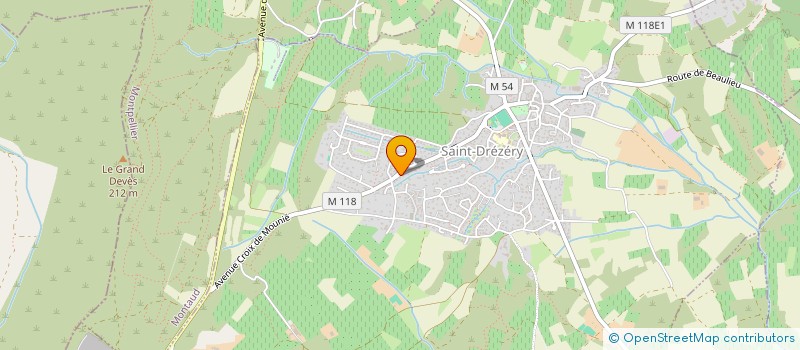 localisation de l'entreprise MONSIEUR CLEMENT RUNEL  SAINT-DREZERY