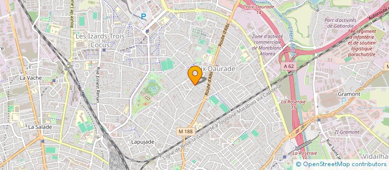 localisation de l'entreprise MONSIEUR CLEMENT SABATHE  TOULOUSE