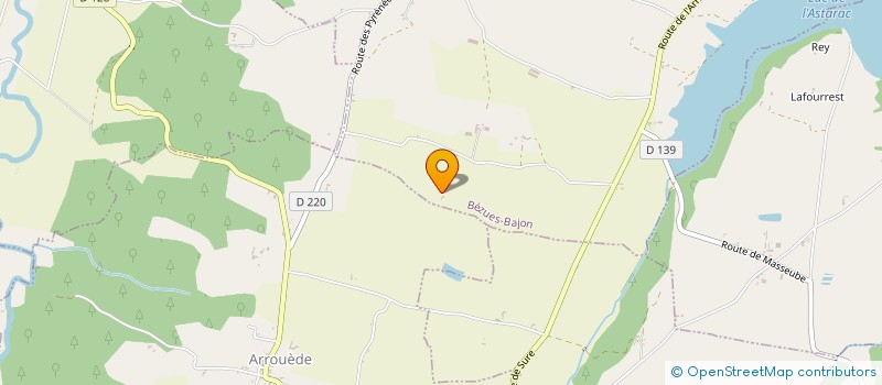 localisation de l'entreprise MONSIEUR CLEMENT SABATHIER  MONCLAR-SUR-LOSSE