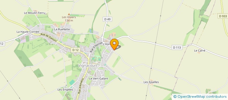 localisation de l'entreprise MONSIEUR CLEMENT SABE  VIGNACOURT