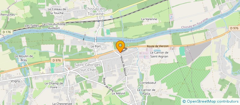 localisation de l'entreprise MONSIEUR CLEMENT SABOURIN  SAINT-GEORGES-SUR-CHER