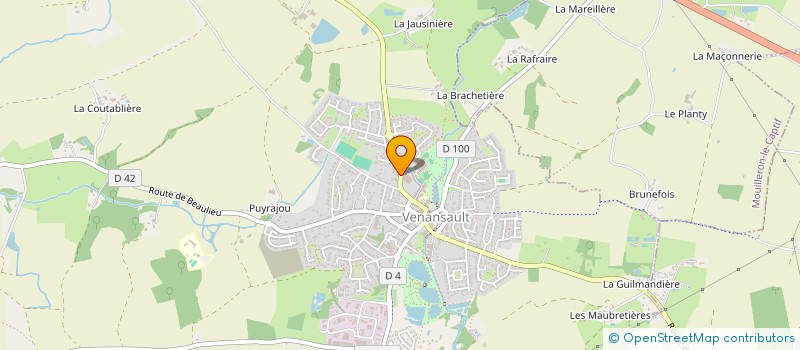 localisation de l'entreprise MONSIEUR CLEMENT SACHOT  VENANSAULT