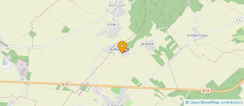 localisation de l'entreprise MONSIEUR CLEMENT SAGALA  VAUX-SUR-EURE