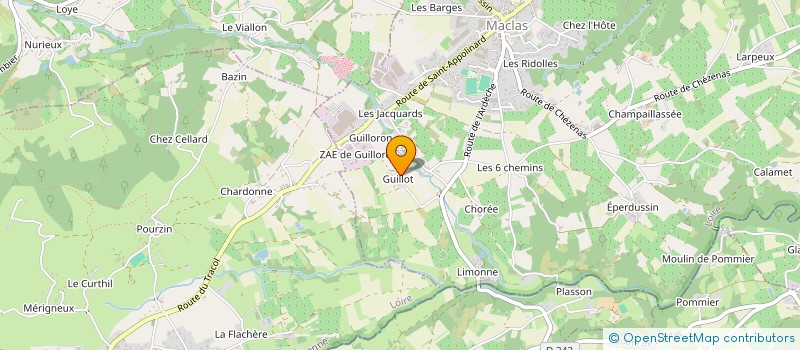 localisation de l'entreprise MONSIEUR CLEMENT SAGNIMORTE à MACLAS