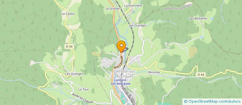 localisation de l'entreprise MONSIEUR CLEMENT SAILLANT  LAMURE-SUR-AZERGUES