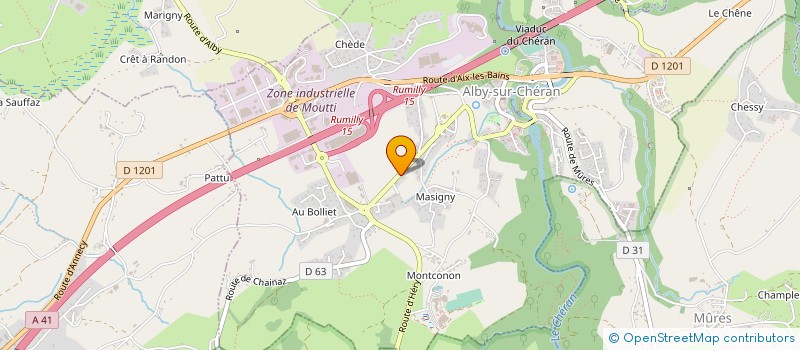 localisation de l'entreprise MONSIEUR CLEMENT SAINT MARCEL à ALBY-SUR-CHERAN
