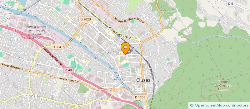 localisation de l'entreprise MONSIEUR CLEMENT SALORD  CLUSES