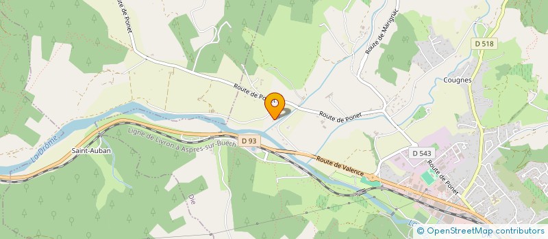 localisation de l'entreprise MONSIEUR CLEMENT SAMUEL  PONET-ET-SAINT-AUBAN