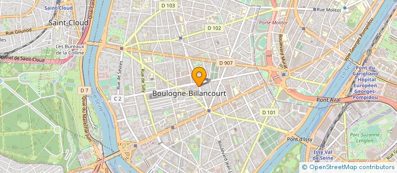 localisation de l'entreprise MONSIEUR CLEMENT SANTAMARIA à BOULOGNE-BILLANCOURT