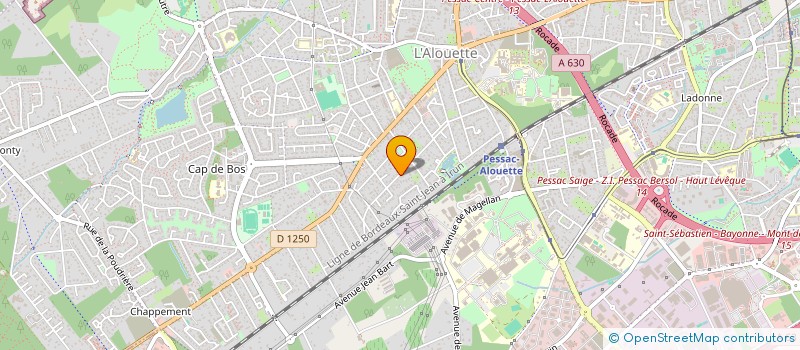 localisation de l'entreprise MONSIEUR CLEMENT SANTAMARIA à PESSAC