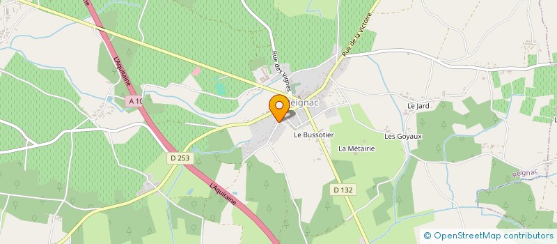 localisation de l'entreprise MONSIEUR CLEMENT SANTARELLI à REIGNAC