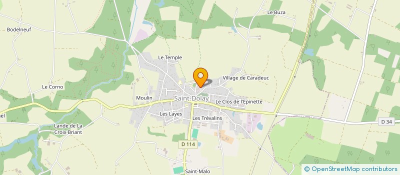 localisation de l'entreprise MONSIEUR CLEMENT SAULNIER  SAINT-DOLAY