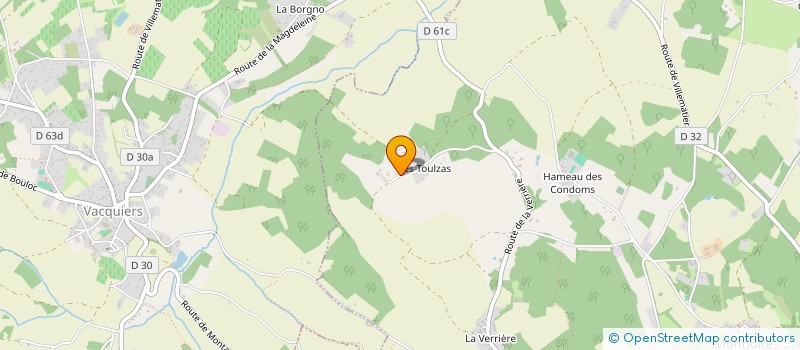 localisation de l'entreprise MONSIEUR CLEMENT SAUZARET  MONTJOIRE