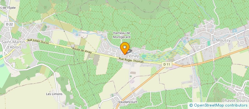 localisation de l'entreprise MONSIEUR CLEMENT SCAGLIOTTI  VINAY