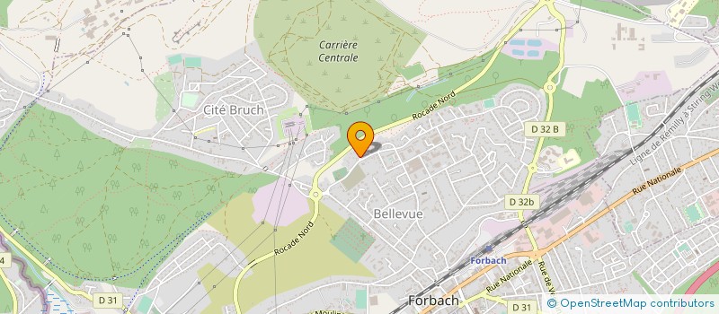 localisation de l'entreprise MONSIEUR CLEMENT SCHMITT  FORBACH