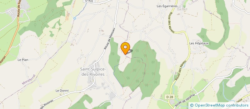 localisation de l'entreprise MONSIEUR CLEMENT SEGISSEMENT  SAINT-SULPICE-DES-RIVOIRES