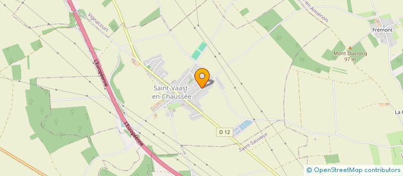 localisation de l'entreprise MONSIEUR CLEMENT SELIN  SAINT-VAAST-EN-CHAUSSEE