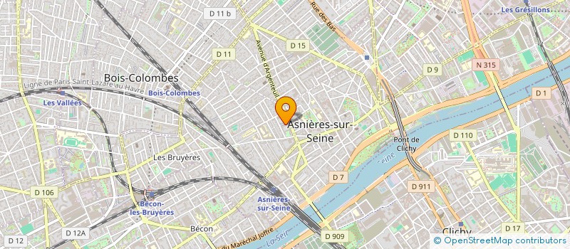 localisation de l'entreprise MONSIEUR CLEMENT SELLIER  ASNIERES-SUR-SEINE