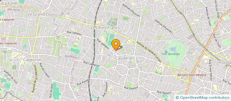 localisation de l'entreprise MONSIEUR CLEMENT SENSENDREU  BORDEAUX