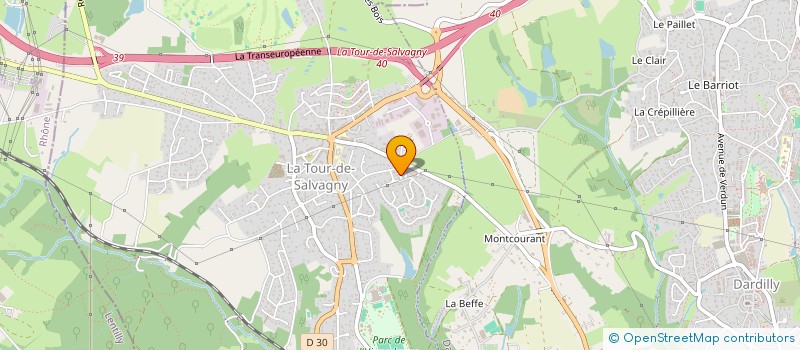 localisation de l'entreprise MONSIEUR CLEMENT SERRE  LA TOUR-DE-SALVAGNY