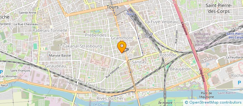 localisation de l'entreprise MONSIEUR CLEMENT SEVESTRE  TOURS