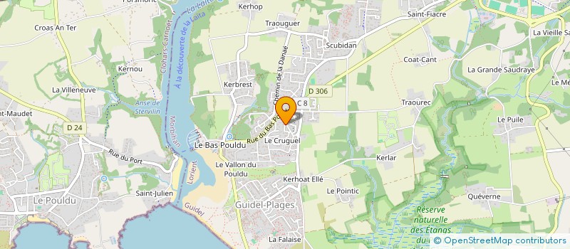 localisation de l'entreprise MONSIEUR CLEMENT SEZETTRE à GUIDEL