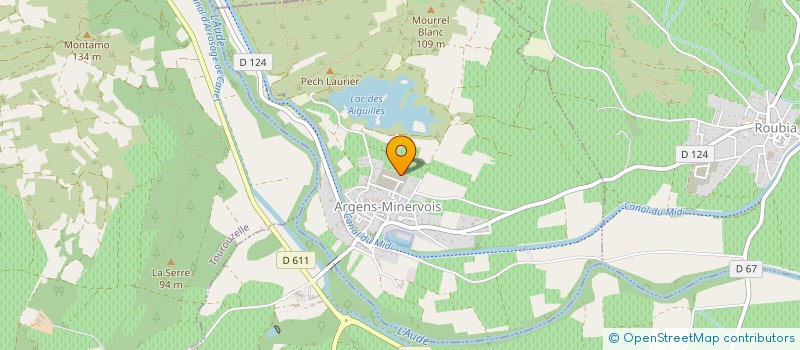 localisation de l'entreprise MONSIEUR CLEMENT SIGNOUREL  ARGENS-MINERVOIS