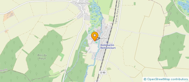 localisation de l'entreprise MONSIEUR CLEMENT SIMIONKOWSKI  DOMMARTIN