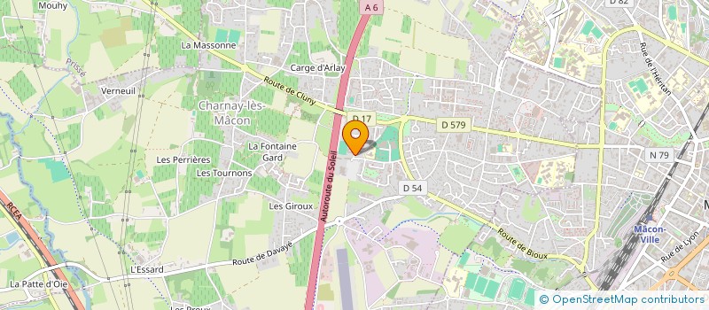 localisation de l'entreprise MONSIEUR CLEMENT SIMONET  CHARNAY-LES-MACON