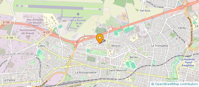 localisation de l'entreprise MONSIEUR CLEMENT SIMONNET  LA ROCHELLE