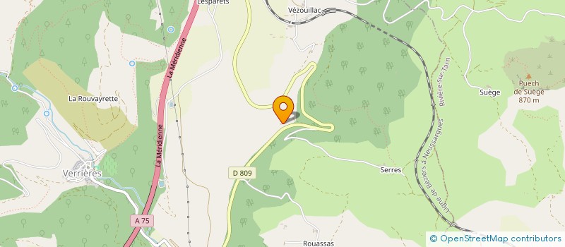 localisation de l'entreprise MONSIEUR CLEMENT SIVERA  COMPEYRE