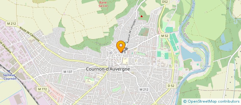 localisation de l'entreprise MONSIEUR CLEMENT SIX  COURNON-D'AUVERGNE