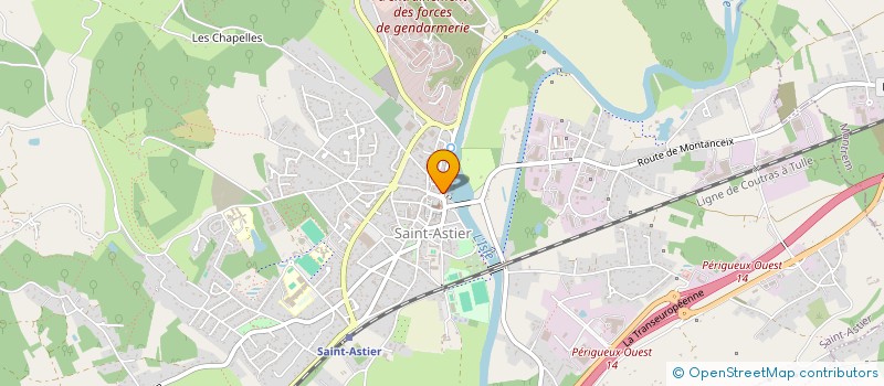 localisation de l'entreprise MONSIEUR CLEMENT SOUM  SAINT-ASTIER