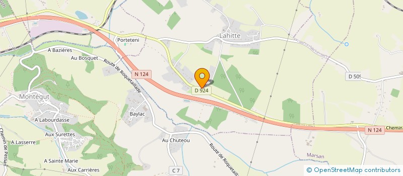 localisation de l'entreprise MONSIEUR CLEMENT SOUQUES  ROQUELAURE