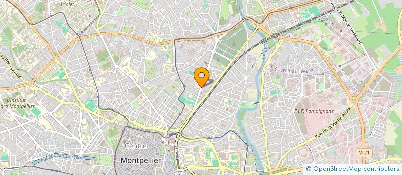 localisation de l'entreprise MONSIEUR CLEMENT SOURROUBILLE à MONTPELLIER