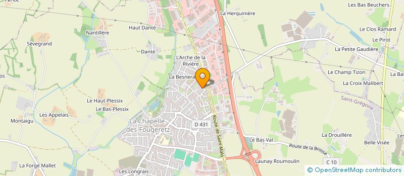 localisation de l'entreprise MONSIEUR CLEMENT SOYER  LA MEZIERE