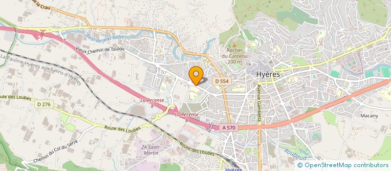 localisation de l'entreprise MONSIEUR CLEMENT SPOSITO  HYERES