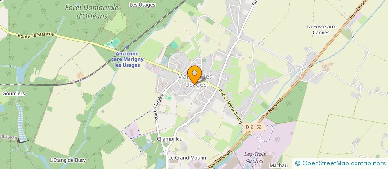 localisation de l'entreprise MONSIEUR CLEMENT SUEUR à MARIGNY-LES-USAGES