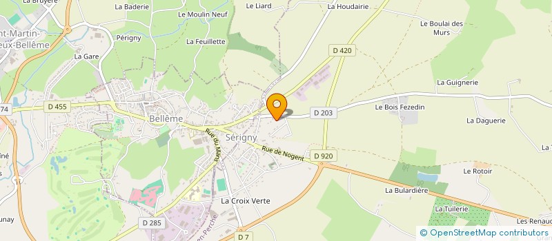 localisation de l'entreprise MONSIEUR CLEMENT SUZANNE à ST MARTIN DU VIEUX BELLEME