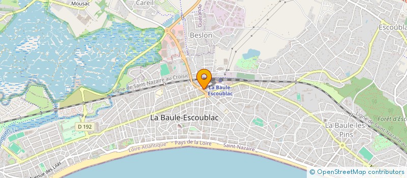 localisation de l'entreprise MONSIEUR CLEMENT TABUR à LA BAULE-ESCOUBLAC