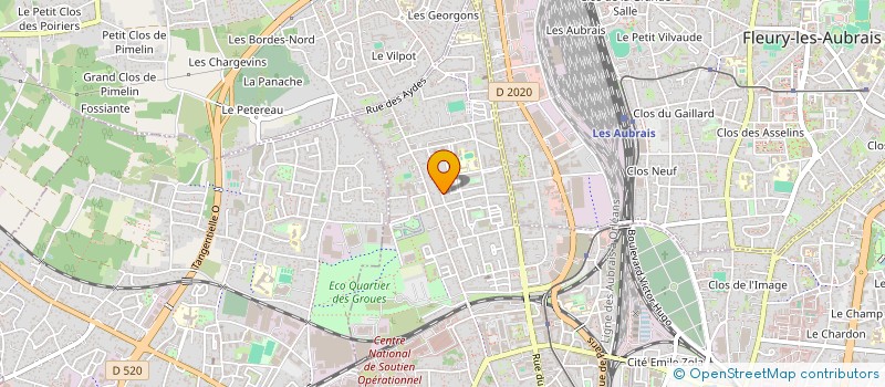 localisation de l'entreprise MONSIEUR CLEMENT TAILLOT à ORLEANS