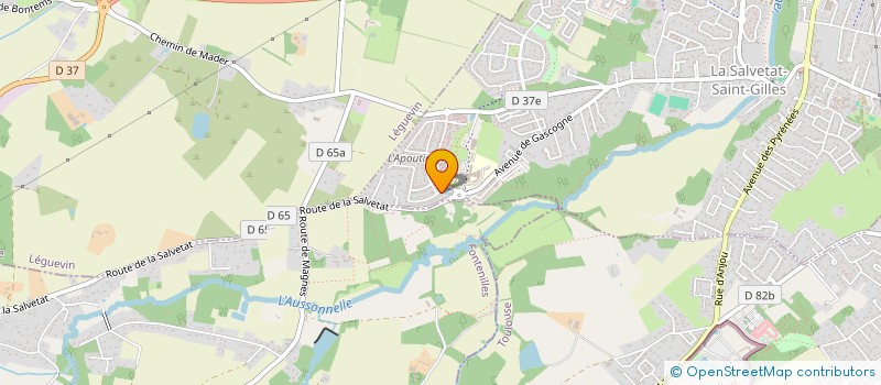 localisation de l'entreprise MONSIEUR CLEMENT TALOU  LA SALVETAT-SAINT-GILLES