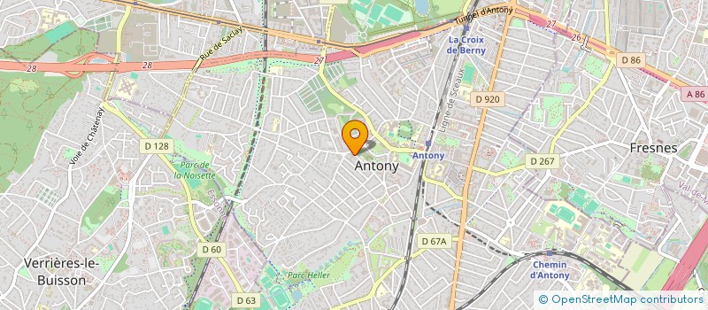 localisation de l'entreprise MONSIEUR CLEMENT TAMISIER à ANTONY